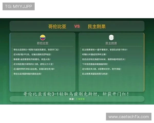 世界杯哥伦比亚对民主刚果赛前发布会：球队状态、阵容调整与比赛展望